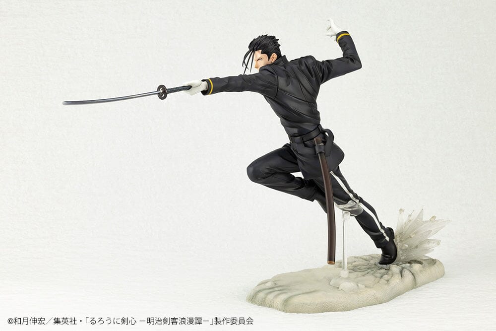 Rurouni Kenshin Meiji Swordsman Romantic Story ArtFX J Hajime Saito 1/8 Scale Figure - Image 11