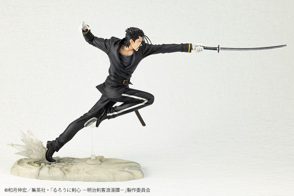 Rurouni Kenshin Meiji Swordsman Romantic Story ArtFX J Hajime Saito 1/8 Scale Figure - Image 13