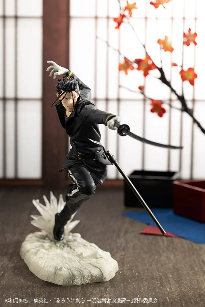Rurouni Kenshin Meiji Swordsman Romantic Story ArtFX J Hajime Saito 1/8 Scale Figure - Image 2