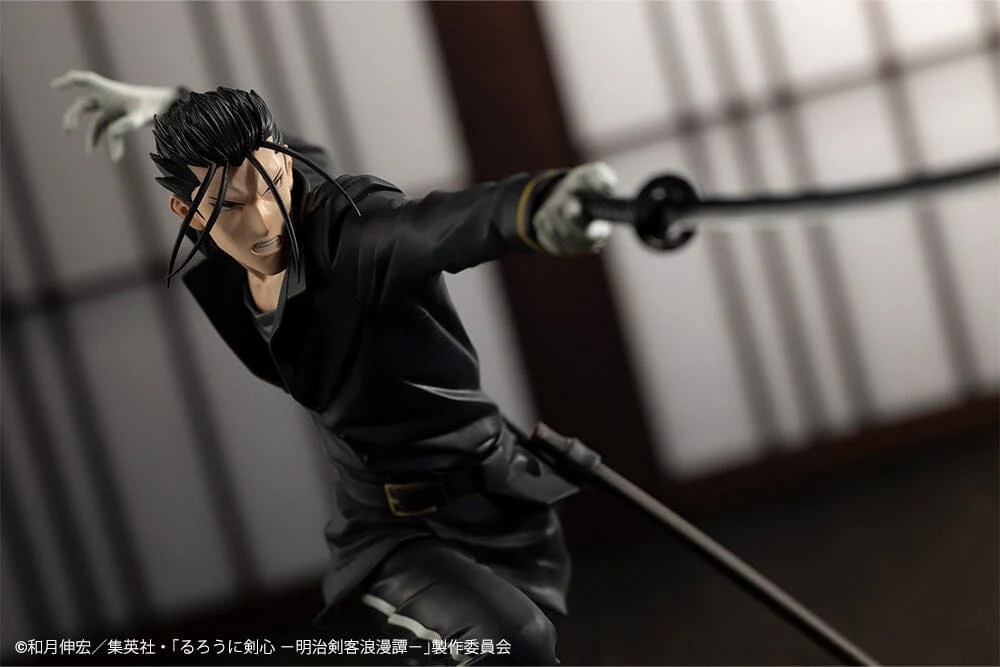Rurouni Kenshin Meiji Swordsman Romantic Story ArtFX J Hajime Saito 1/8 Scale Figure - Image 3