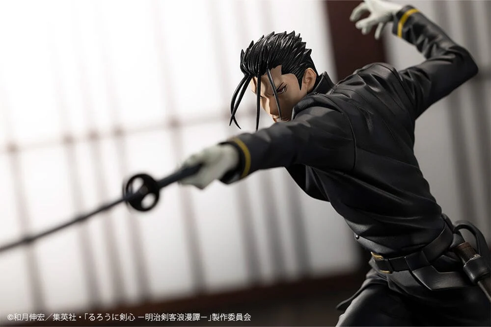 Rurouni Kenshin Meiji Swordsman Romantic Story ArtFX J Hajime Saito 1/8 Scale Figure - Image 4