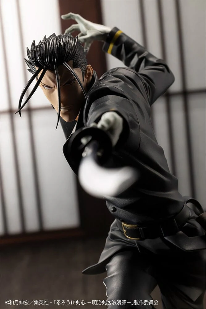 Rurouni Kenshin Meiji Swordsman Romantic Story ArtFX J Hajime Saito 1/8 Scale Figure - Image 5