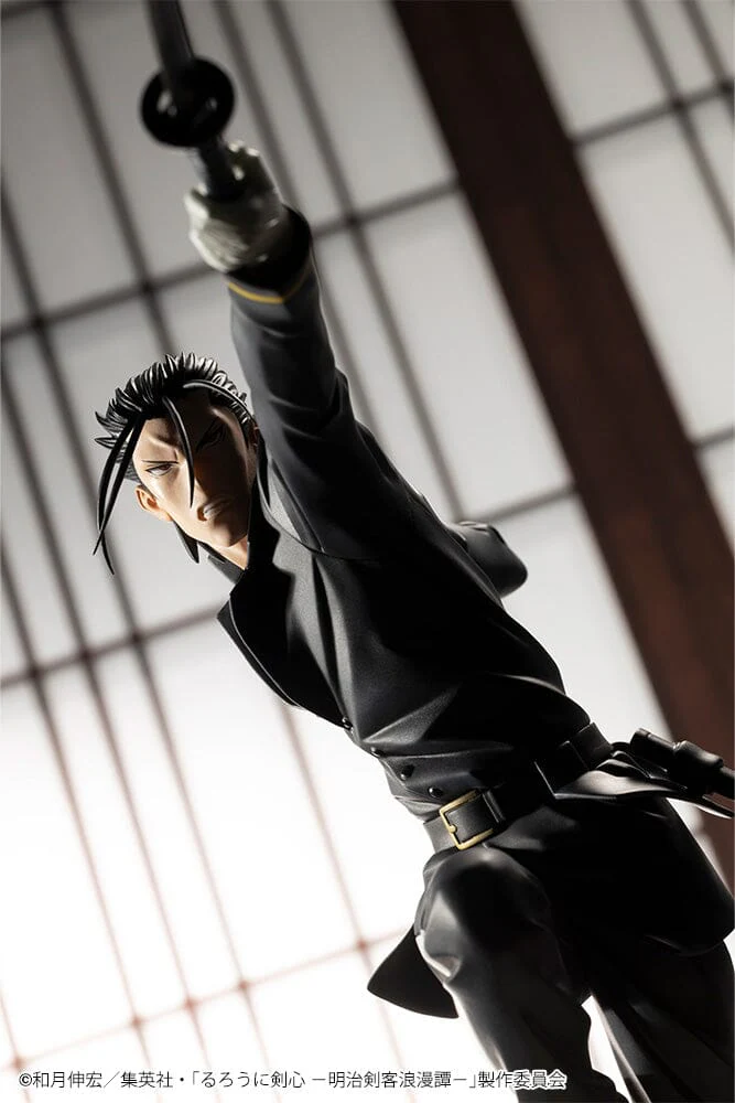 Rurouni Kenshin Meiji Swordsman Romantic Story ArtFX J Hajime Saito 1/8 Scale Figure - Image 6