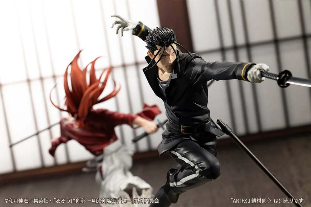 Rurouni Kenshin Meiji Swordsman Romantic Story ArtFX J Hajime Saito 1/8 Scale Figure - Image 7