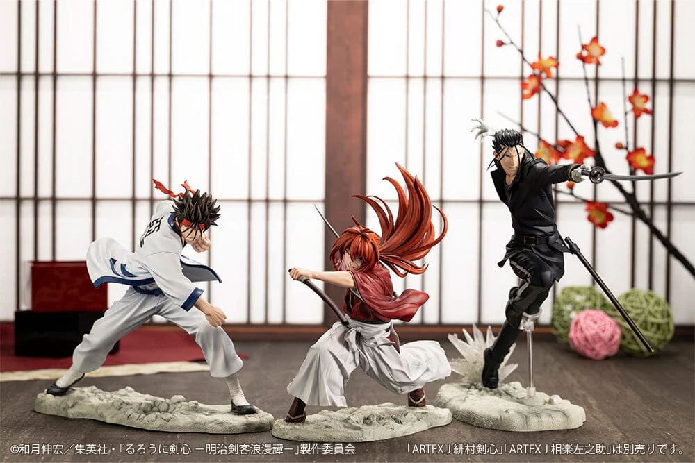 Rurouni Kenshin Meiji Swordsman Romantic Story ArtFX J Hajime Saito 1/8 Scale Figure - Image 9