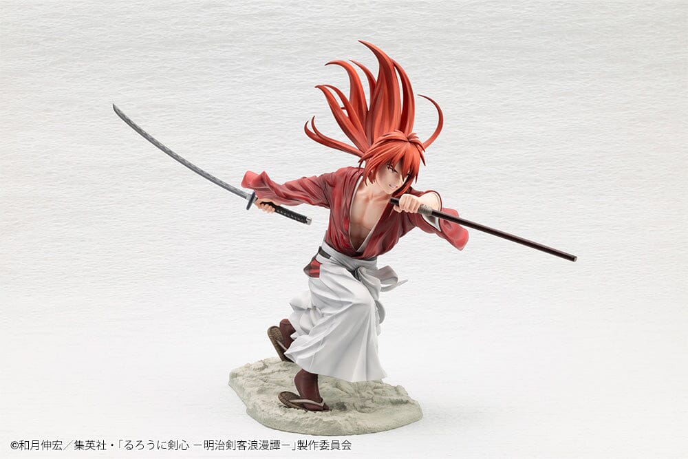 Rurouni Kenshin Meiji Swordsman Romantic Story ArtFX J Kenshin Himura 1/8 Scale Figure - Image 12