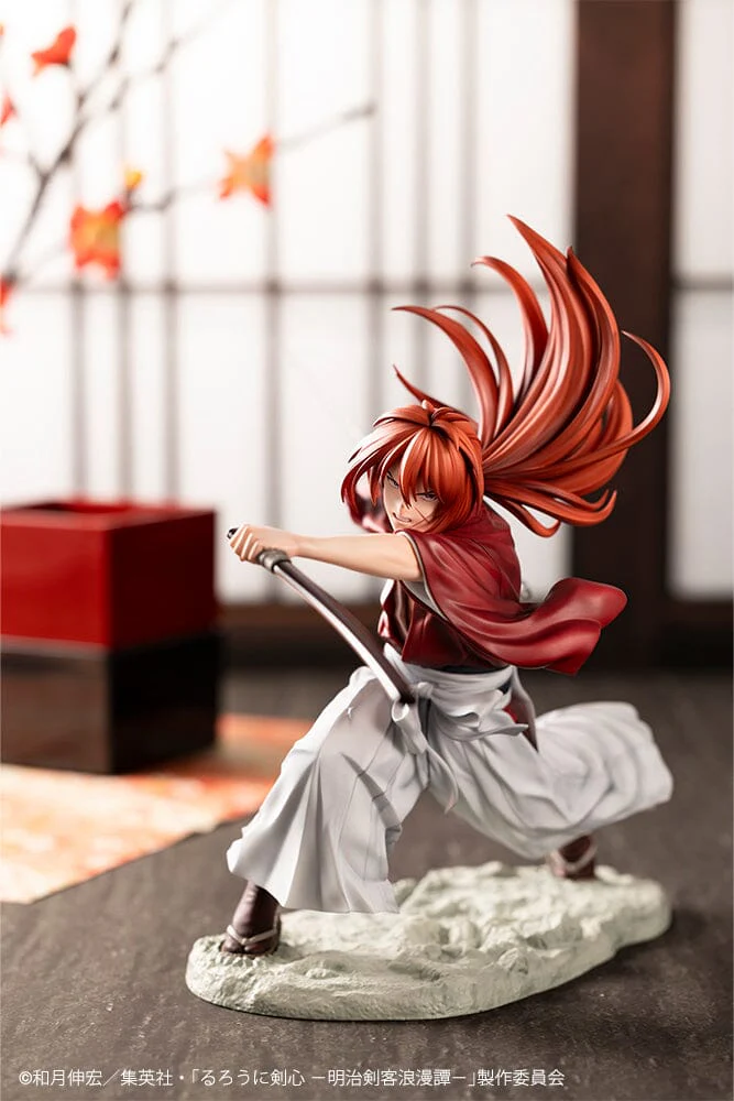 Rurouni Kenshin Meiji Swordsman Romantic Story ArtFX J Kenshin Himura 1/8 Scale Figure - Image 2