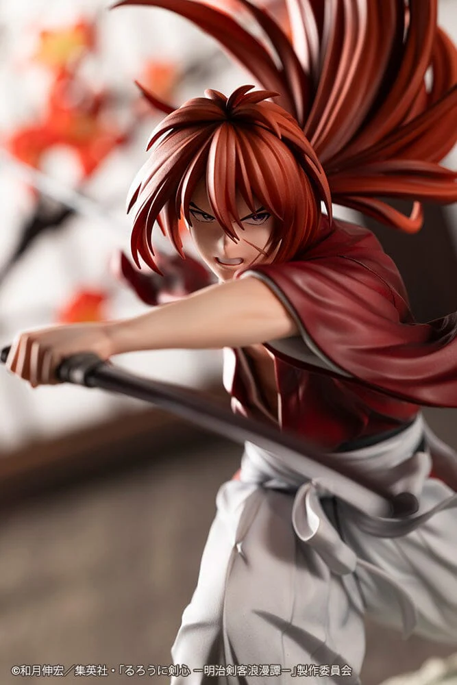 Rurouni Kenshin Meiji Swordsman Romantic Story ArtFX J Kenshin Himura 1/8 Scale Figure - Image 3