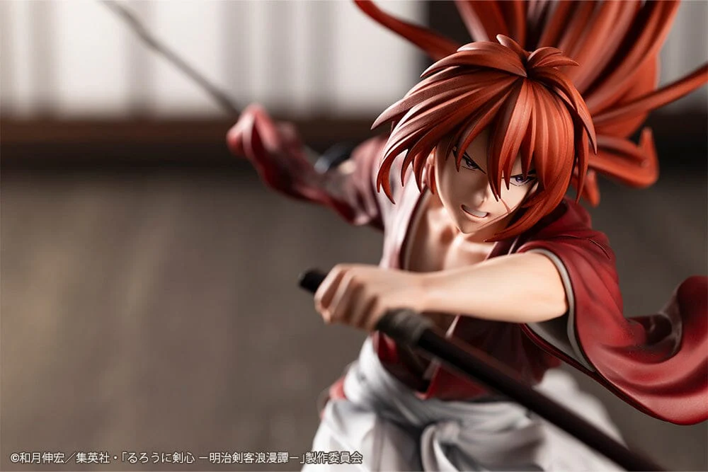 Rurouni Kenshin Meiji Swordsman Romantic Story ArtFX J Kenshin Himura 1/8 Scale Figure - Image 6