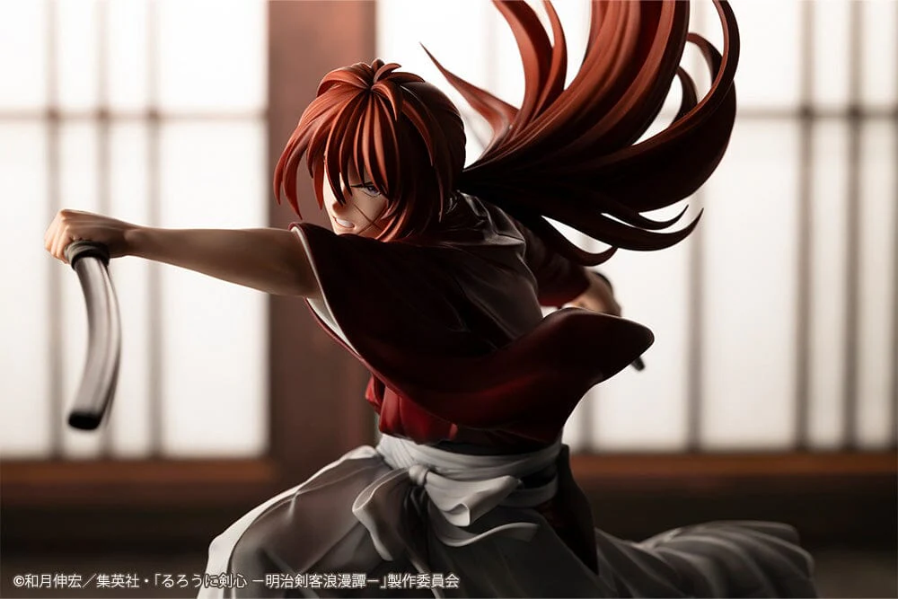Rurouni Kenshin Meiji Swordsman Romantic Story ArtFX J Kenshin Himura 1/8 Scale Figure - Image 7