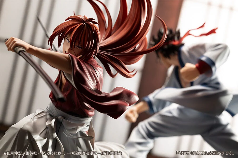 Rurouni Kenshin Meiji Swordsman Romantic Story ArtFX J Sanosuke Sagara 1/8 Scale Figure - Image 10