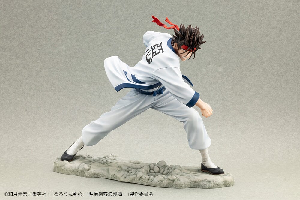 Rurouni Kenshin Meiji Swordsman Romantic Story ArtFX J Sanosuke Sagara 1/8 Scale Figure - Image 11