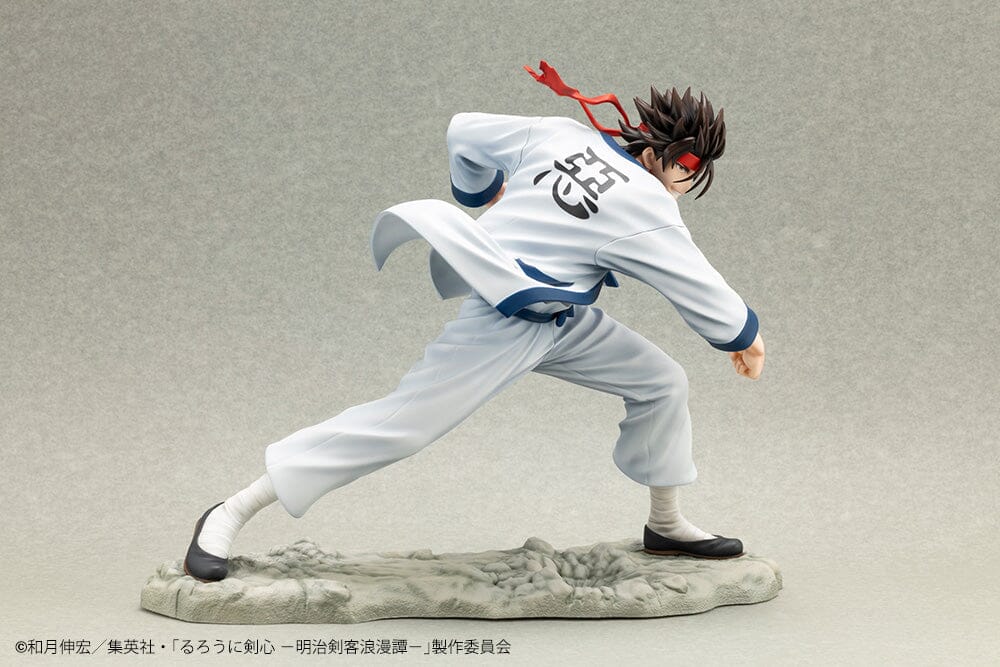 Rurouni Kenshin Meiji Swordsman Romantic Story ArtFX J Sanosuke Sagara 1/8 Scale Figure - Image 12