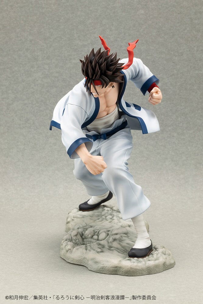 Rurouni Kenshin Meiji Swordsman Romantic Story ArtFX J Sanosuke Sagara 1/8 Scale Figure - Image 13