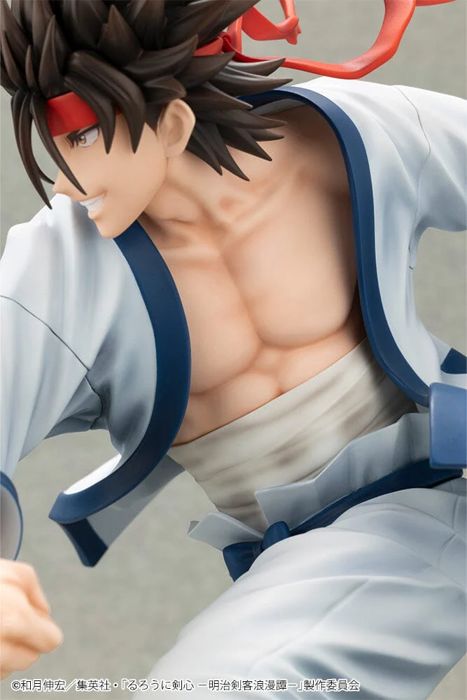 Rurouni Kenshin Meiji Swordsman Romantic Story ArtFX J Sanosuke Sagara 1/8 Scale Figure - Image 19