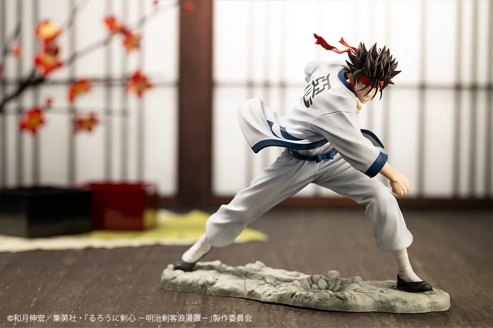 Rurouni Kenshin Meiji Swordsman Romantic Story ArtFX J Sanosuke Sagara 1/8 Scale Figure - Image 2