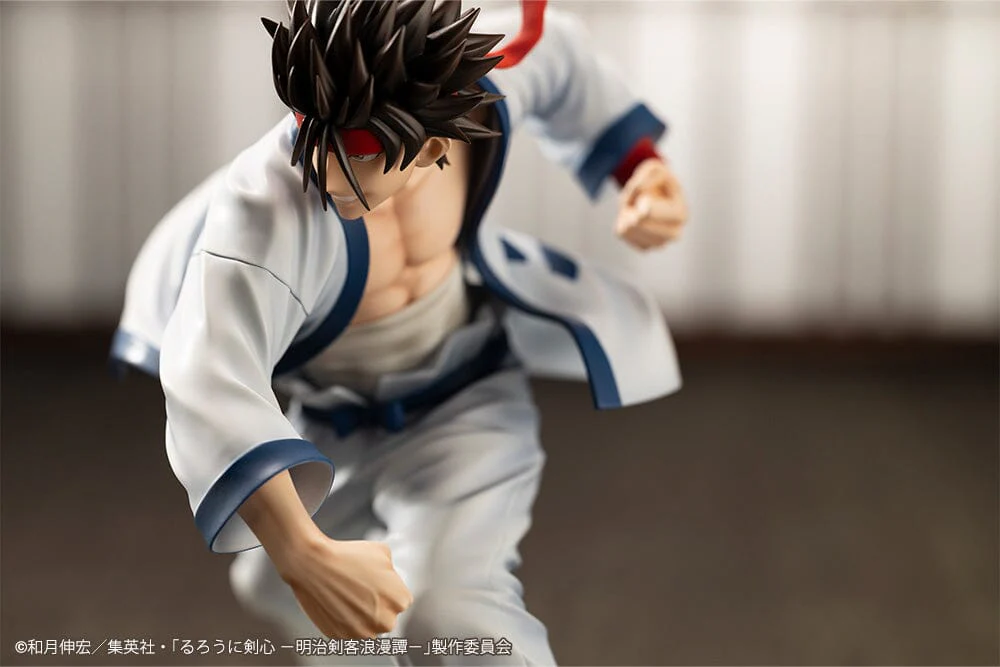 Rurouni Kenshin Meiji Swordsman Romantic Story ArtFX J Sanosuke Sagara 1/8 Scale Figure - Image 4