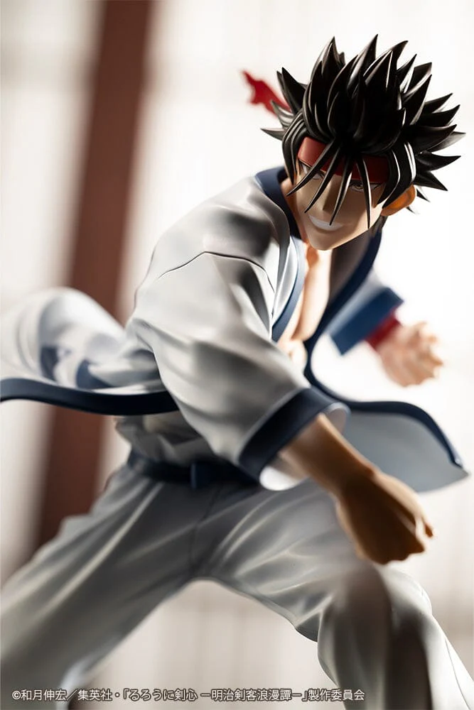Rurouni Kenshin Meiji Swordsman Romantic Story ArtFX J Sanosuke Sagara 1/8 Scale Figure - Image 6