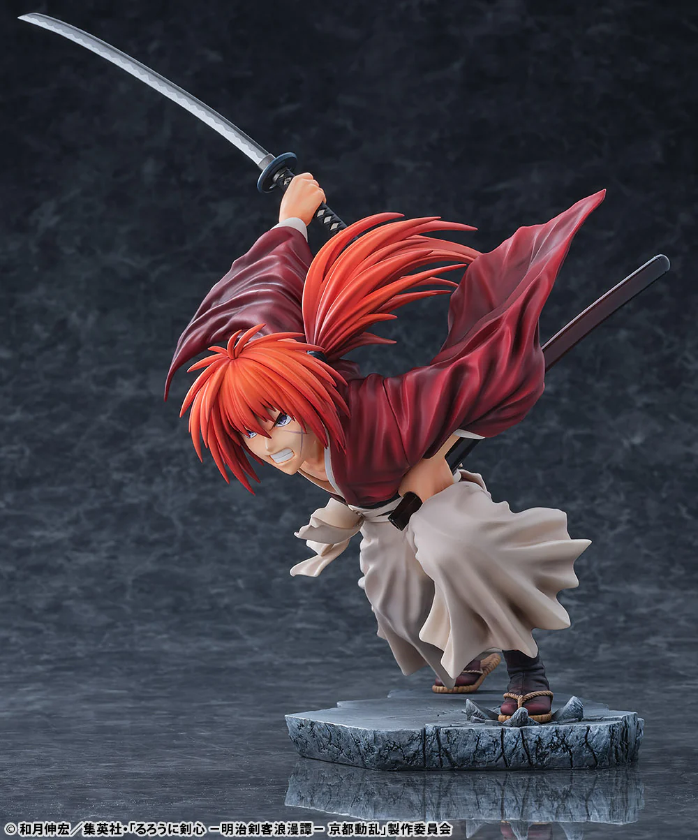 Rurouni Kenshin Meiji Swordsman Romantic Story Kenshin Himura (Dragon Flight of Heaven Ver.) 1/6 Scale Figure - Image 3