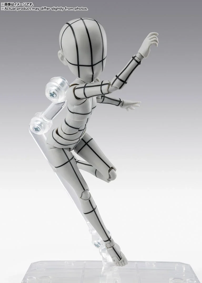 S.H.Figuarts Body-chan Ken Sugimori Edition (Wireframe Gray Color Ver.) Action Figure - Image 7