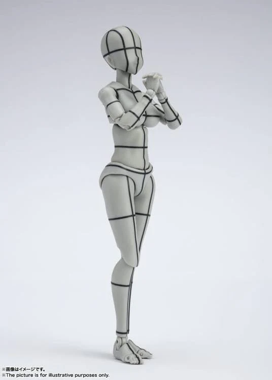 S.H.Figuarts Body-chan Kentaro Yabuki Wireframe (Gray Color Ver.) - Image 2