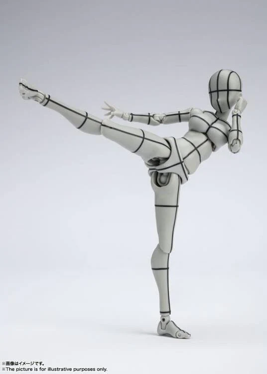 S.H.Figuarts Body-chan Kentaro Yabuki Wireframe (Gray Color Ver.) - Image 3