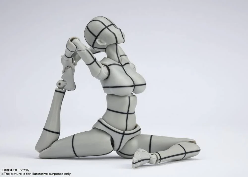 S.H.Figuarts Body-chan Kentaro Yabuki Wireframe (Gray Color Ver.) - Image 5