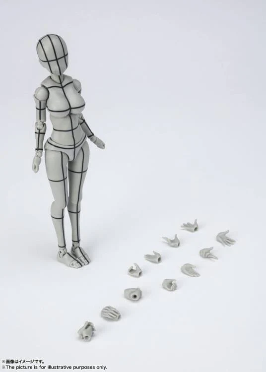 S.H.Figuarts Body-chan Kentaro Yabuki Wireframe (Gray Color Ver.) - Image 7