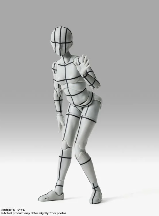 S.H.Figuarts Body-chan Sports Edition (Wireframe Gray Color Ver.) - Image 2