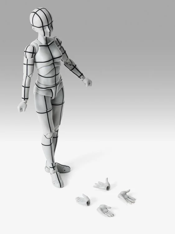 S.H.Figuarts Body-chan Sports Edition (Wireframe Gray Color Ver.) - Image 7