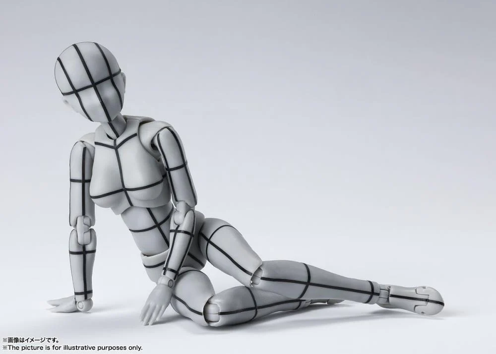 S.H.Figuarts Body-chan Wireframe (Gray Color Ver.) - Image 2