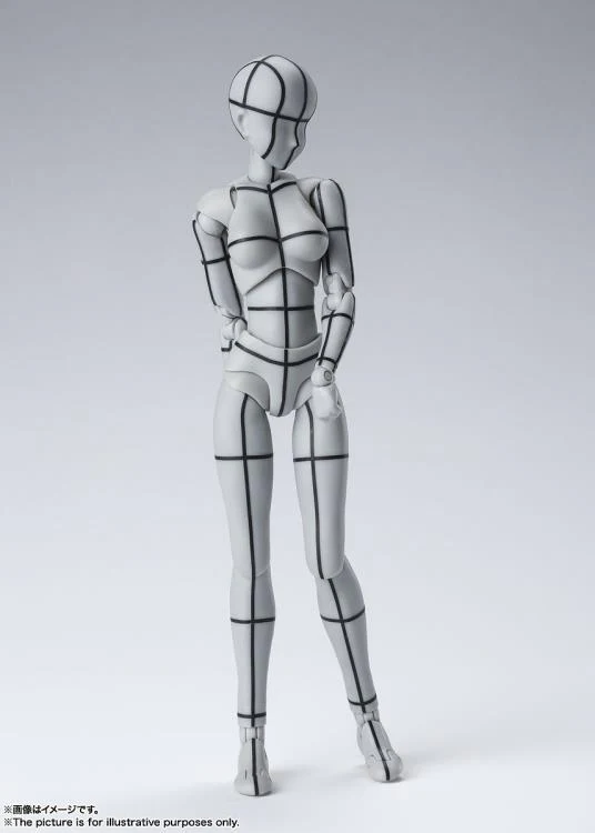 S.H.Figuarts Body-chan Wireframe (Gray Color Ver.) - Image 3