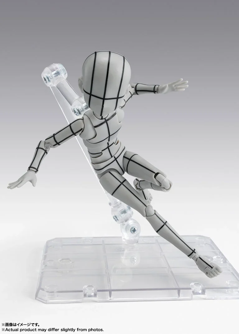 S.H.Figuarts Body-kun Ken Sugimori Edition (Wireframe Gray Color Ver.) Action Figure - Image 6