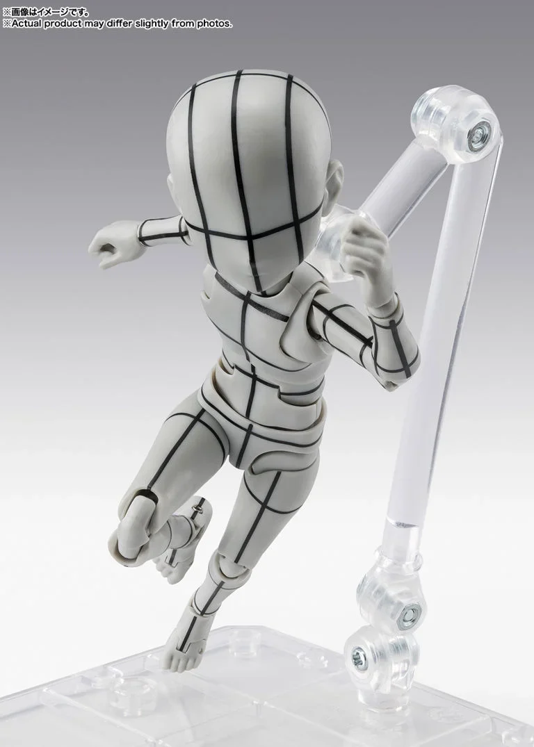 S.H.Figuarts Body-kun Ken Sugimori Edition (Wireframe Gray Color Ver.) Action Figure - Image 7