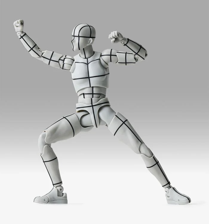 S.H.Figuarts Body-kun Sports Edition (Wireframe Gray Color Ver.) - Image 3