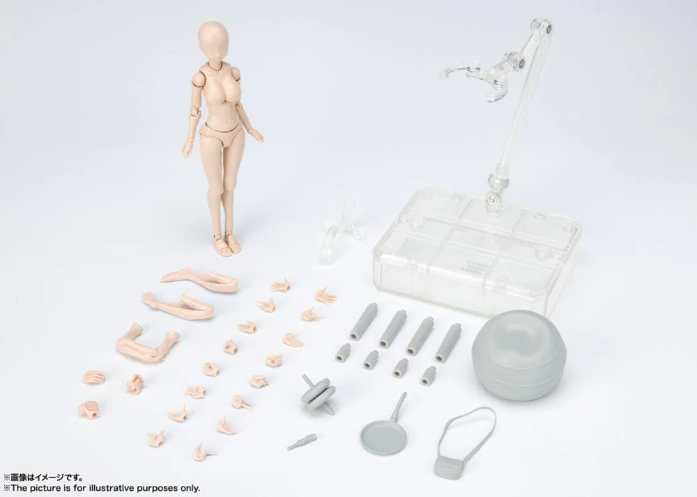 S.H.Figuarts DX Body-chan Kentaro Yabuki Set (Pale Orange Color Ver.) - Image 7