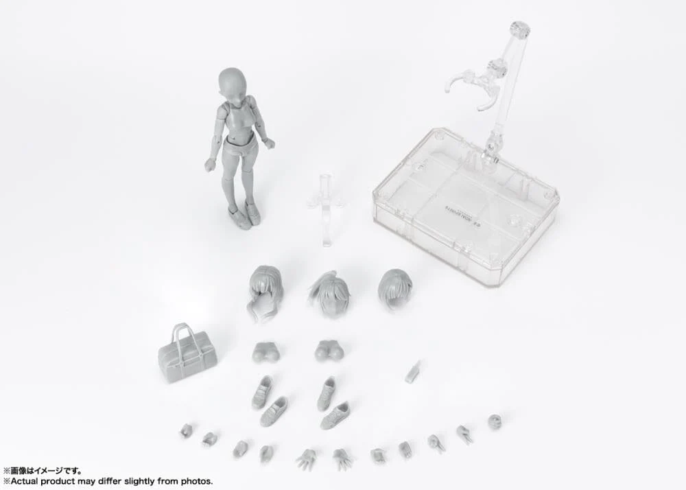 S.H.Figuarts DX Body-chan School Life Edition Set (Gray Color Ver.) - Image 10