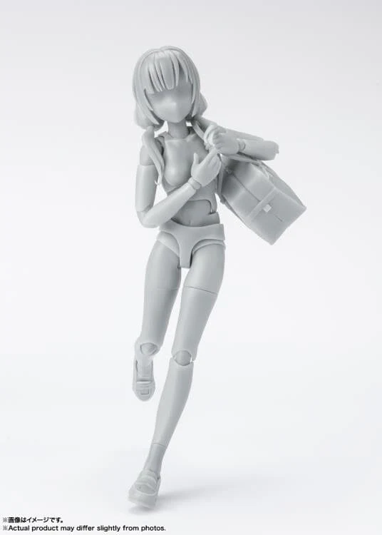 S.H.Figuarts DX Body-chan School Life Edition Set (Gray Color Ver.) - Image 3