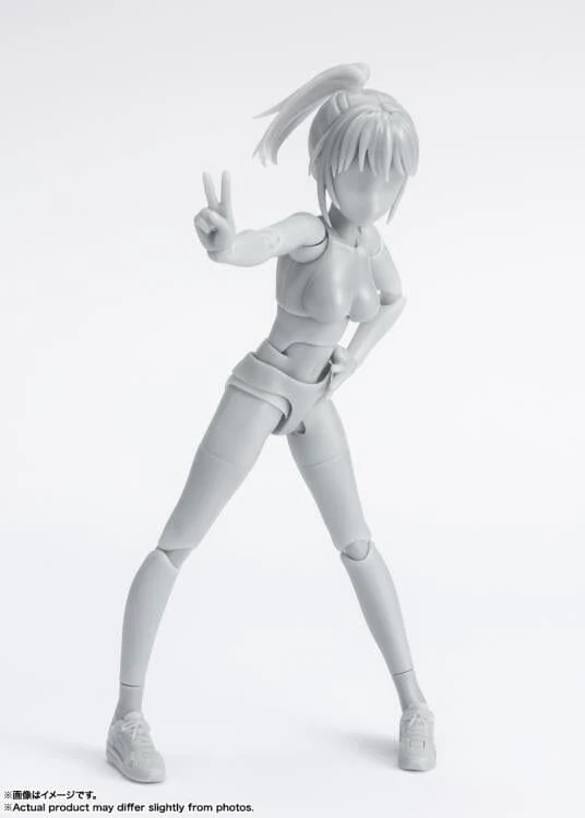 S.H.Figuarts DX Body-chan School Life Edition Set (Gray Color Ver.) - Image 4