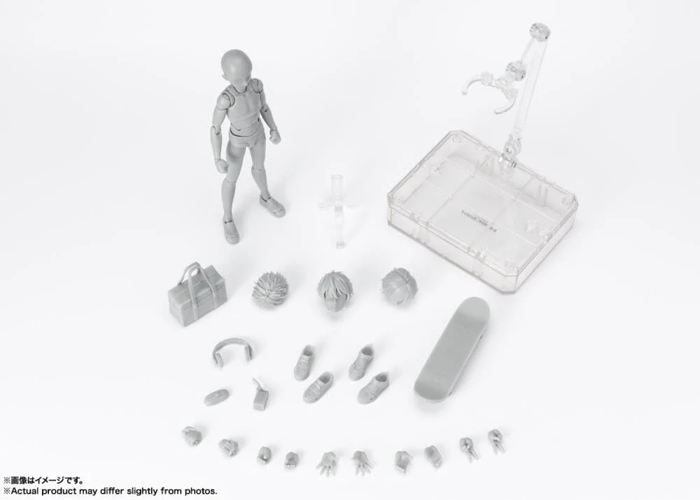 S.H.Figuarts DX Body-kun School Life Edition Set (Gray Color Ver.) - Image 9