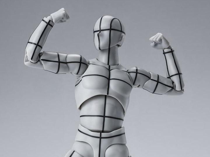 S.H.Figuarts Body-kun Wireframe (Gray Color Ver.)