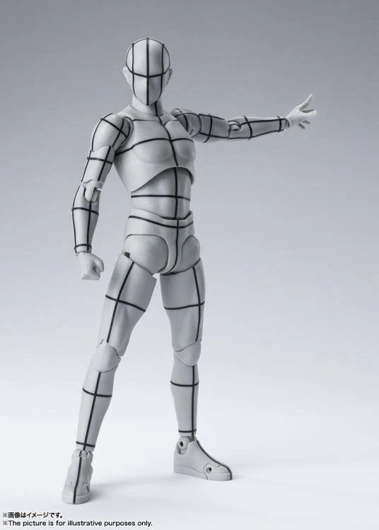 S.H.Figuarts Body-kun Wireframe (Gray Color Ver.) - Image 2