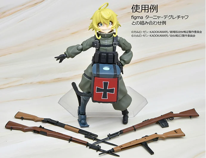 Saga of Tanya the Evil Little Armory LA-YS04 M1 Rifle 1/12 Scale Accessory Set - Image 10