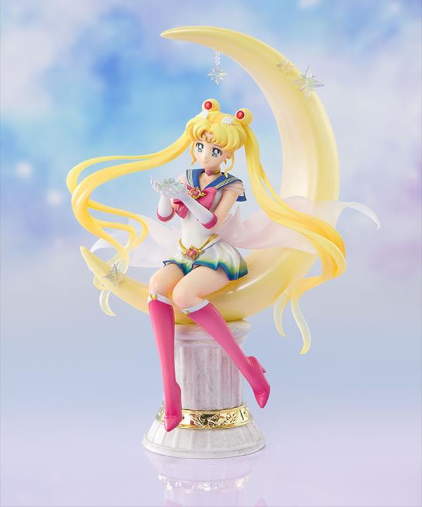 Sailor Moon Eternal FiguartsZero Chouette Super Sailor Moon (Bright Moon & Legendary Silver Crystal) - Image 2