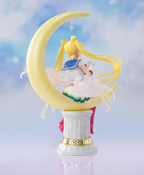 Sailor Moon Eternal FiguartsZero Chouette Super Sailor Moon (Bright Moon & Legendary Silver Crystal) - Image 4