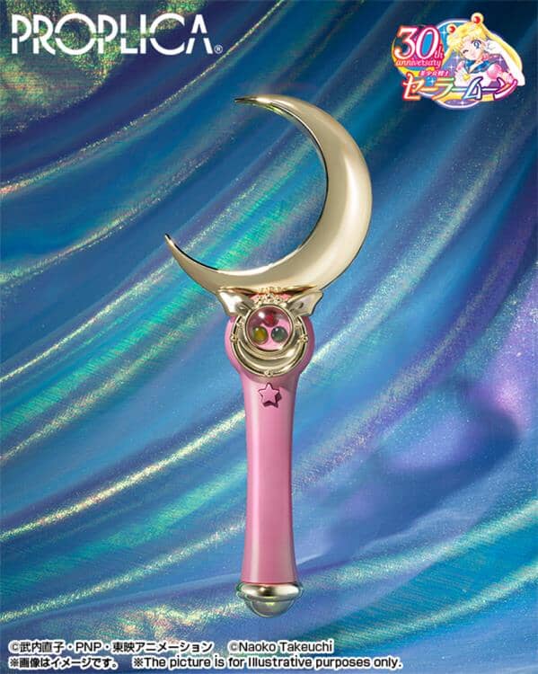 Sailor Moon Proplica Moon Stick (Brilliant Color Edition) - Image 2