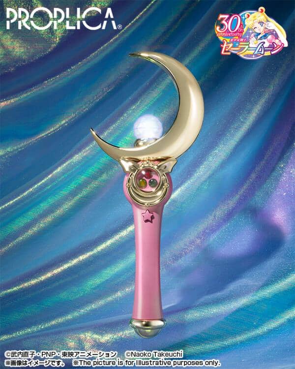 Sailor Moon Proplica Moon Stick (Brilliant Color Edition) - Image 4