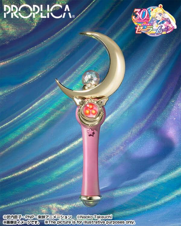 Sailor Moon Proplica Moon Stick (Brilliant Color Edition) - Image 6