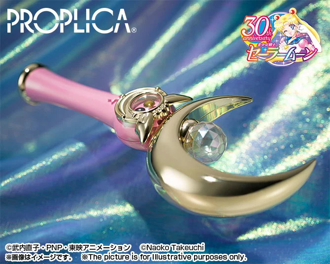 Sailor Moon Proplica Moon Stick (Brilliant Color Edition) - Image 8