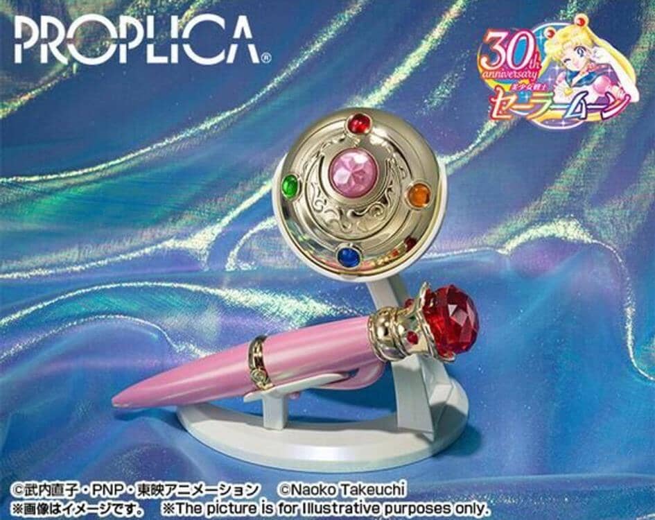 Sailor Moon Proplica Transformation Brooch & Disguise Pen Set (Brilliant Color Edition) - Image 2